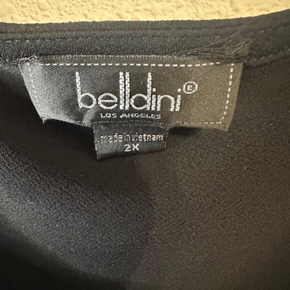 Beldini top with Pearls and Rhinestones Size 2x - Picture 3 of 6
